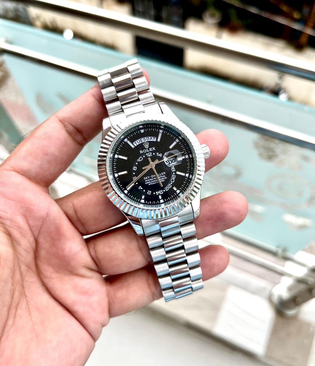 Rolex Sky-Dweller – Blue Dial Stainless Steel Edition