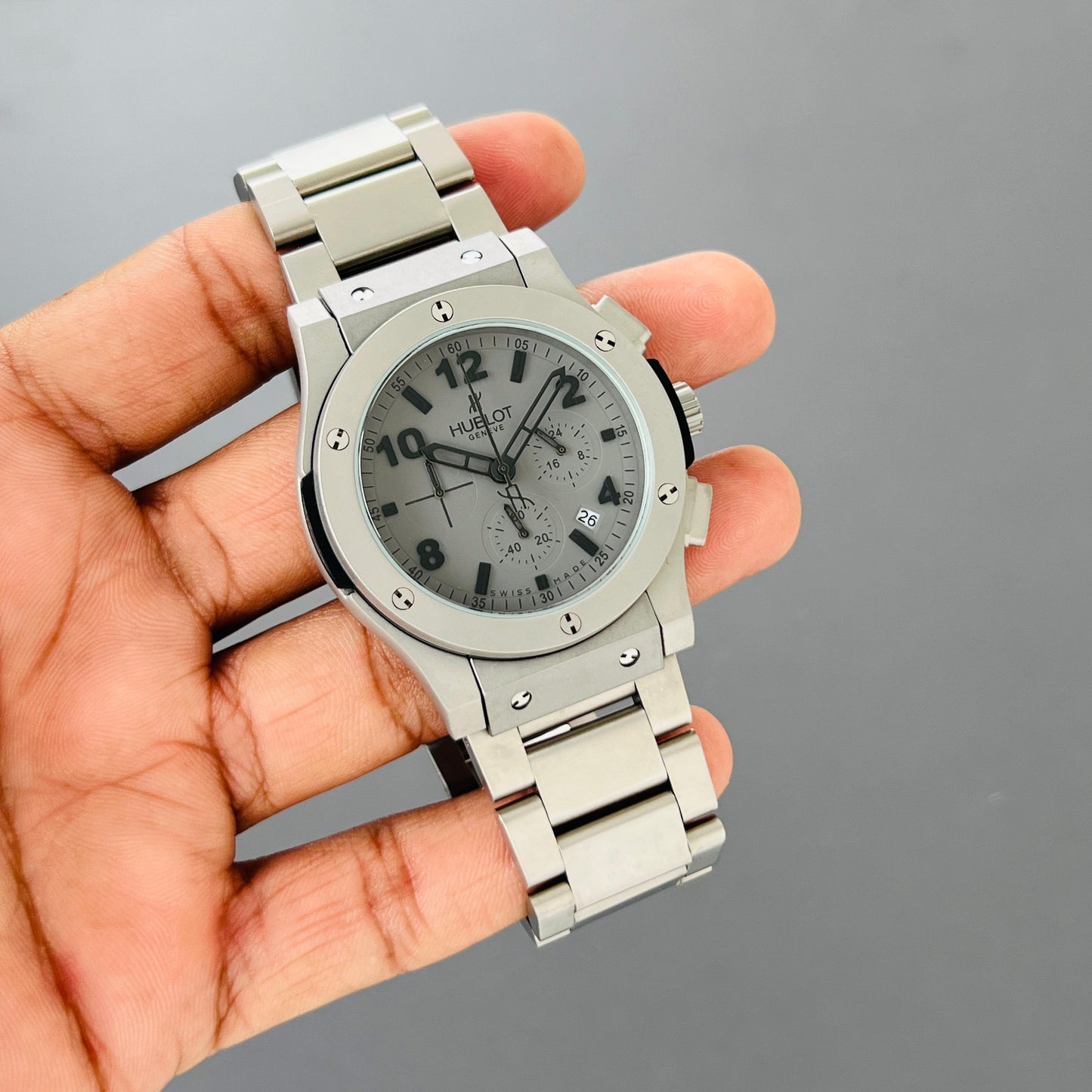Hublot Big Bang Chronograph – Full Stainless Steel