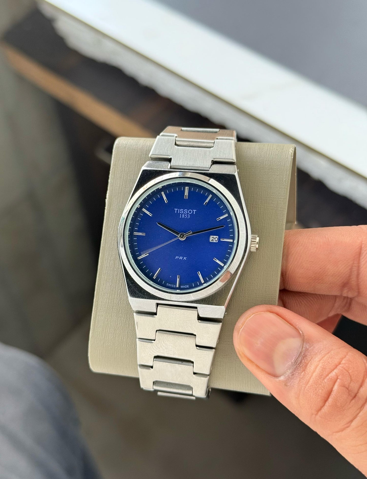 Tissot PRX Stainless Steel Tiffany Blue Dial