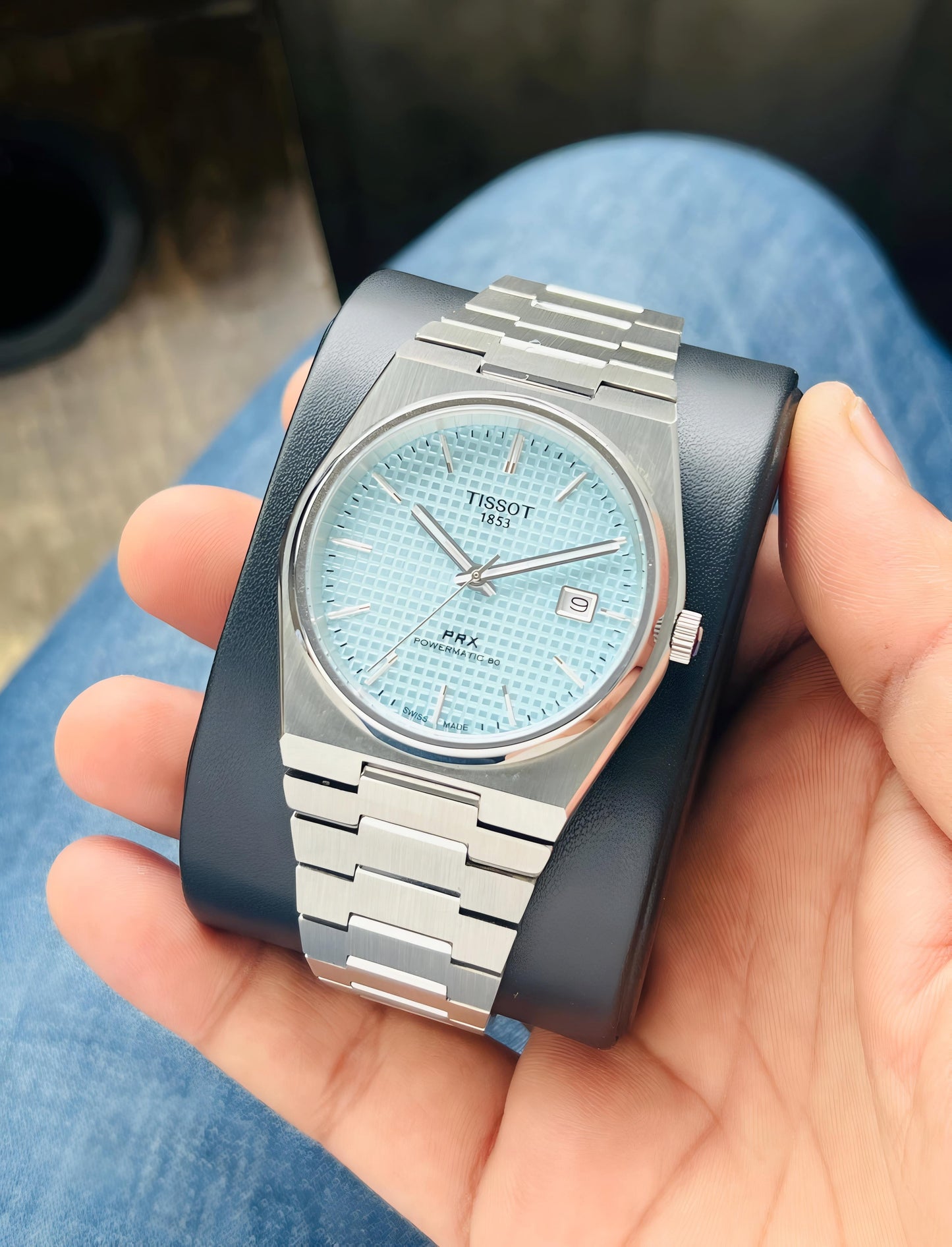 Tissot PRX Stainless Steel Tiffany Blue Dial